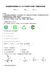 湖北省黄冈市季黄梅县2023-2024学年数学八年级第一学期期末统考试题含答案