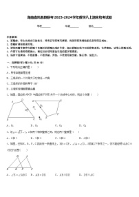 湖南省凤凰县联考2023-2024学年数学八上期末统考试题含答案