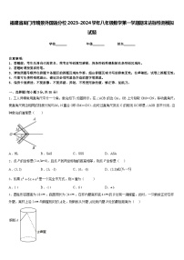 福建省厦门市瑞景外国语分校2023-2024学年八年级数学第一学期期末达标检测模拟试题含答案