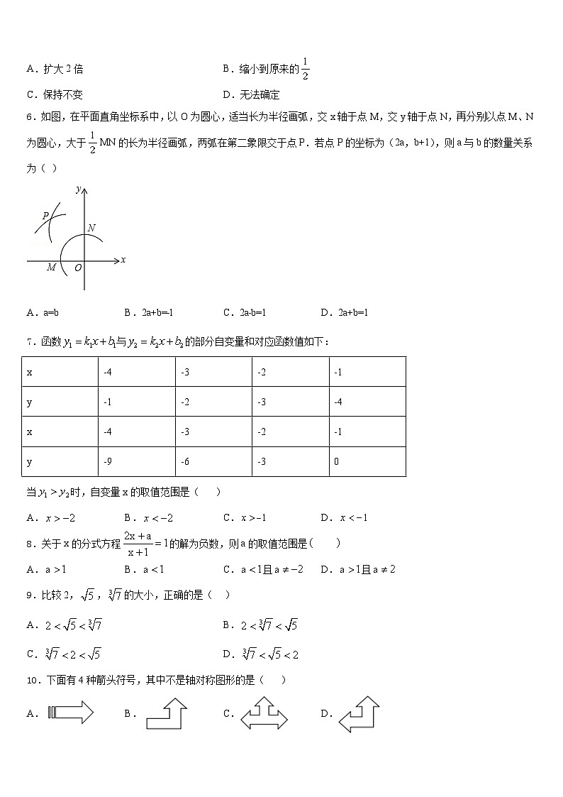福建省厦门市思明区逸夫中学2023-2024学年数学八上期末综合测试试题含答案第2页