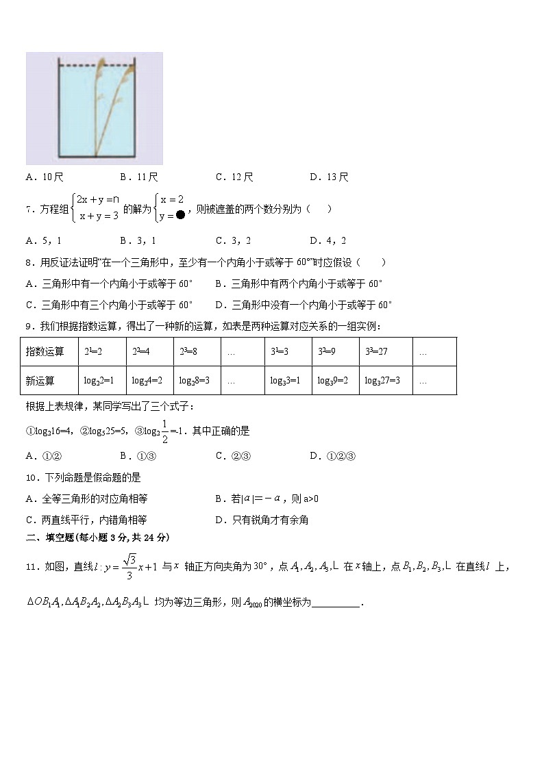 福建省莆田涵江区四校联考2023-2024学年数学八上期末达标检测试题含答案第2页