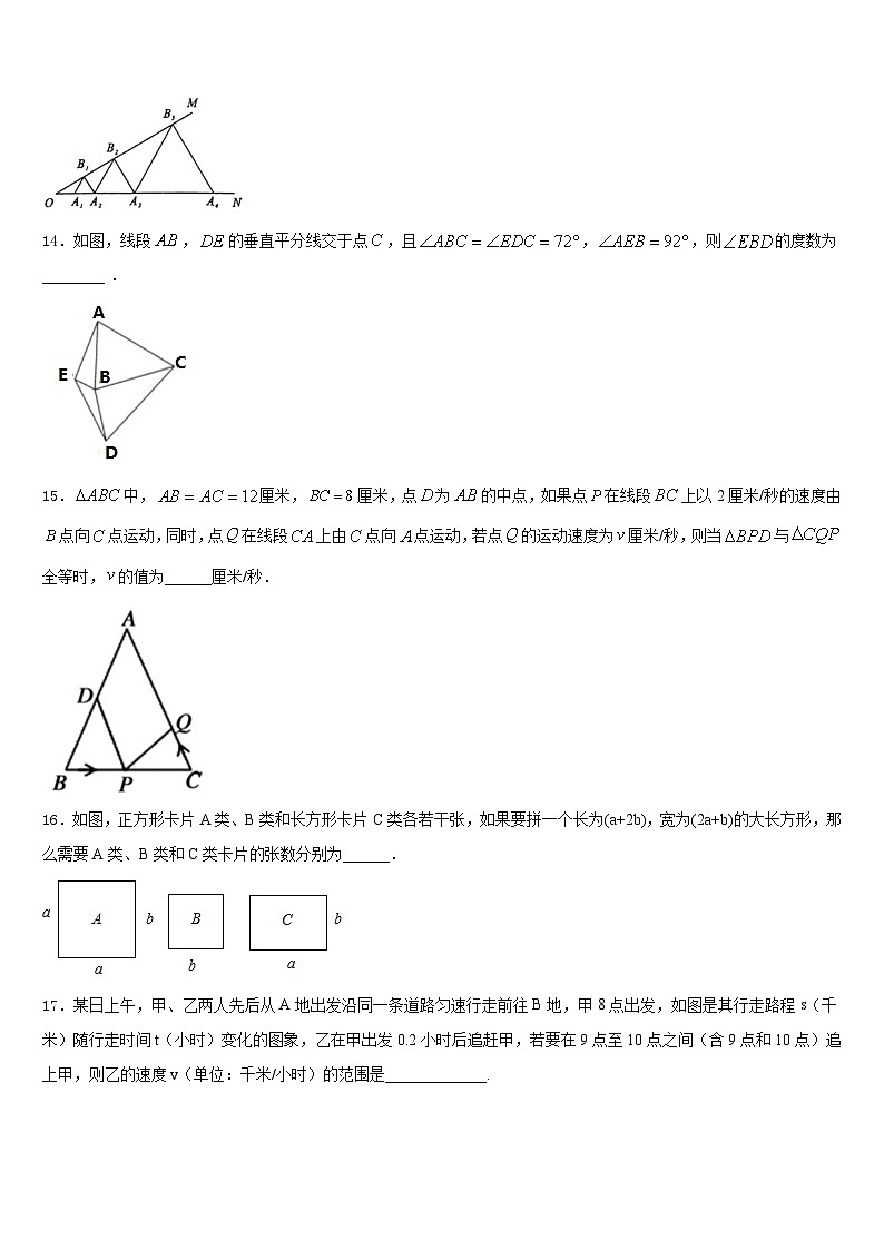 福建省莆田市名校2023-2024学年八年级数学第一学期期末检测试题含答案03