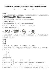 江苏省扬州市邗江区部分学校2023-2024学年数学八上期末学业水平测试试题含答案