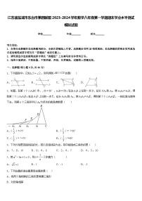 江苏省盐城市东台市第四联盟2023-2024学年数学八年级第一学期期末学业水平测试模拟试题含答案