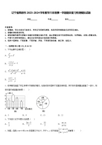 辽宁省阜新市2023-2024学年数学八年级第一学期期末复习检测模拟试题含答案