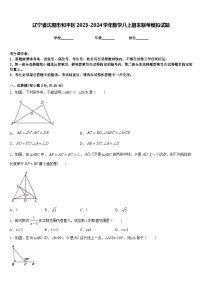 辽宁省沈阳市和平区2023-2024学年数学八上期末联考模拟试题含答案