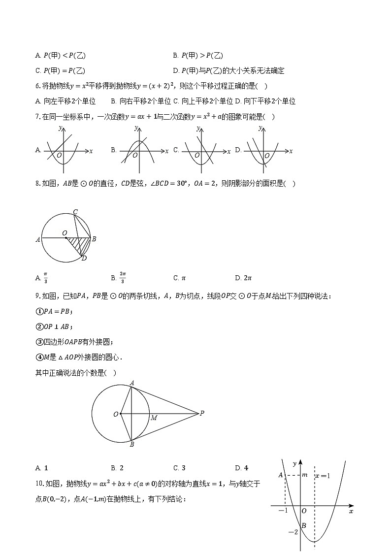 2022-2023学年湖南省郴州市嘉禾县校际联考九年级（上）期末数学试卷（含解析）第2页