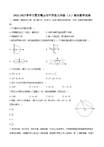 2022-2023学年宁夏石嘴山市平罗县九年级（上）期末数学试卷(含解析）