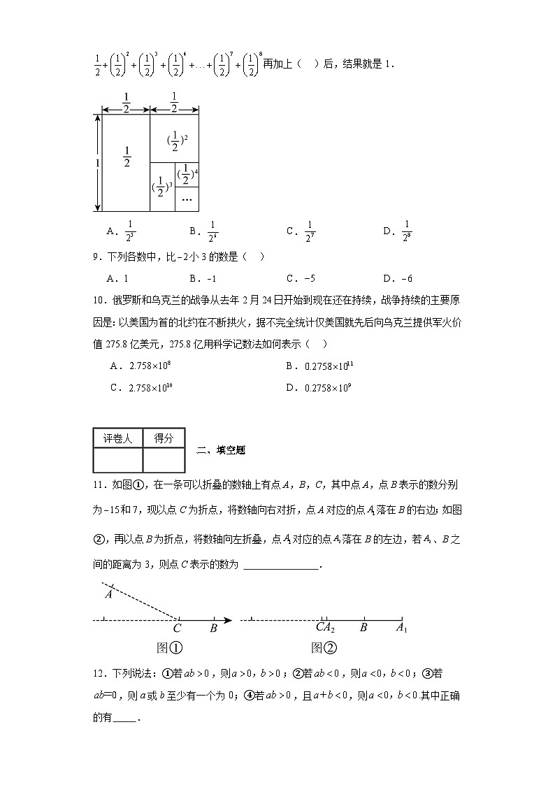 2023-2024学年沪教版（2012）六年级下册第五章有理数单元测试卷(含答案)02