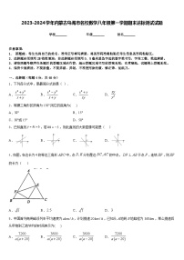 2023-2024学年内蒙古乌海市名校数学八年级第一学期期末达标测试试题含答案