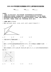 2023-2024学年内蒙古乌拉特前旗六中学八上数学期末综合测试试题含答案