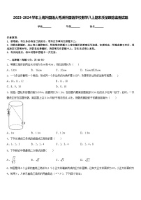 2023-2024学年上海外国语大秀洲外国语学校数学八上期末质量跟踪监视试题含答案