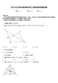 2023-2024学年乌海市重点中学八上数学期末统考模拟试题含答案