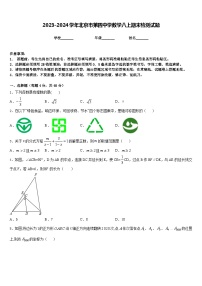 2023-2024学年北京市第四中学数学八上期末检测试题含答案