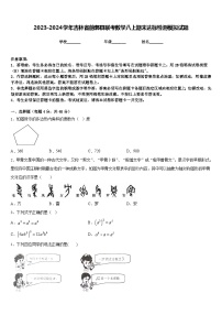 2023-2024学年吉林省前郭县联考数学八上期末达标检测模拟试题含答案