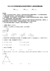 2023-2024学年四川省乐山市实验中学数学八上期末统考模拟试题含答案