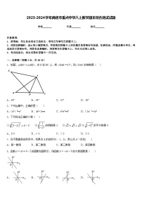 2023-2024学年商洛市重点中学八上数学期末综合测试试题含答案