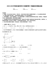 2023-2024学年四川省甘孜市八年级数学第一学期期末统考模拟试题含答案