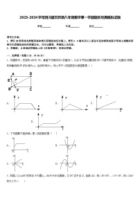 2023-2024学年四川省甘孜县八年级数学第一学期期末经典模拟试题含答案