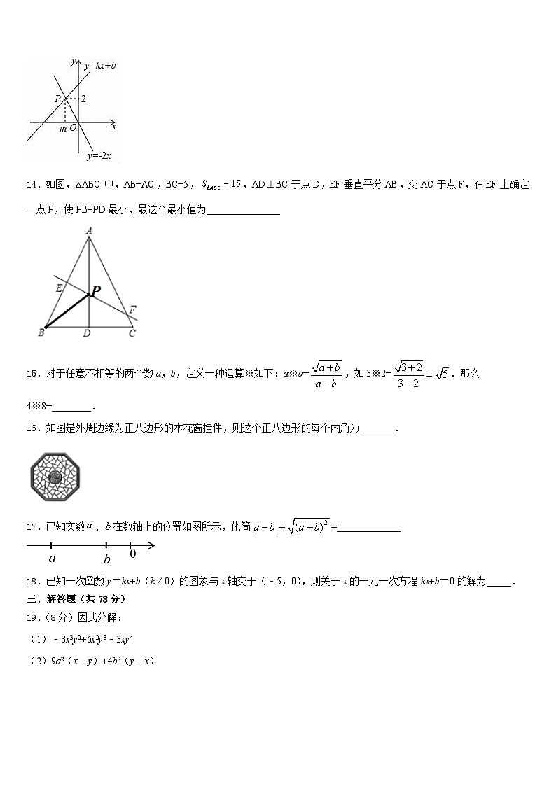 2023-2024学年宁夏固原市泾源县数学八上期末达标检测模拟试题含答案03
