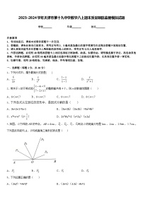 2023-2024学年天津市第十九中学数学八上期末质量跟踪监视模拟试题含答案