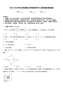 2023-2024学年天津河西区天津市海河中学八上数学期末调研试题含答案