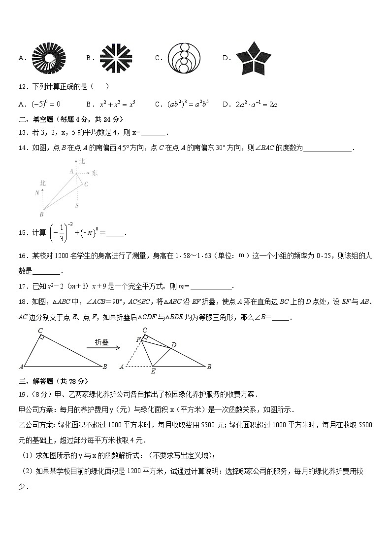 2023-2024学年天津市和平区第二十中学数学八上期末联考试题含答案03