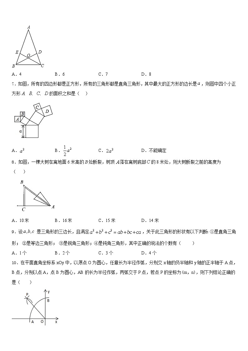 2023-2024学年山东省单县北城第三初级中学数学八上期末统考试题含答案第2页