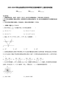 2023-2024学年山东省枣庄市市中学区五校联考数学八上期末统考试题含答案