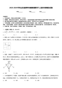 2023-2024学年山东省新泰市西部联盟数学八上期末经典模拟试题含答案