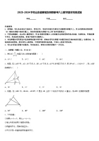 2023-2024学年山东省聊城东阿县联考八上数学期末检测试题含答案