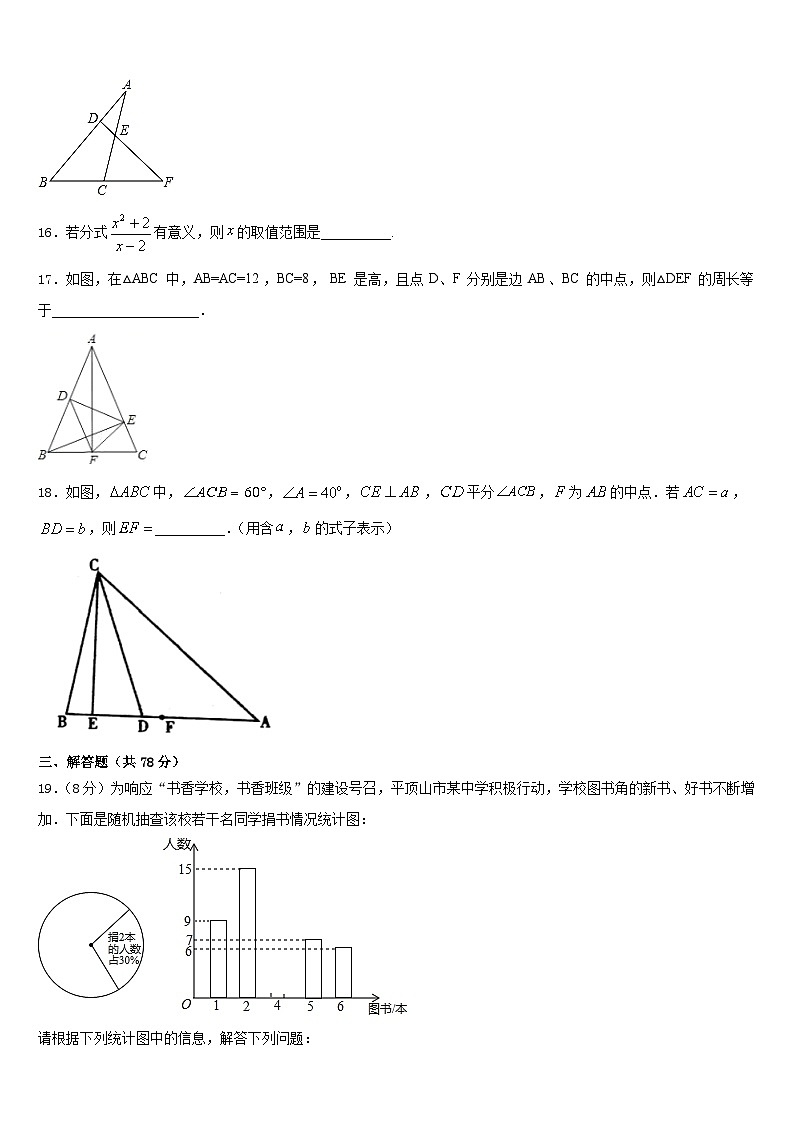 2023-2024学年广东省佛山市南海区石门实验学校八上数学期末复习检测试题含答案03