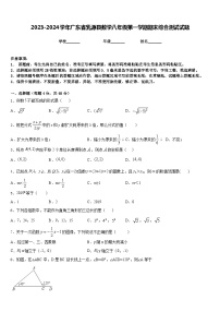 2023-2024学年广东省乳源县数学八年级第一学期期末综合测试试题含答案