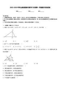 2023-2024学年山西省阳泉市数学八年级第一学期期末检测试题含答案