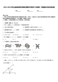 2023-2024学年山西省朔州市朔城区第四中学数学八年级第一学期期末质量检测试题含答案