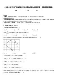 2023-2024学年广西壮族自治区崇左市龙州县八年级数学第一学期期末调研试题含答案