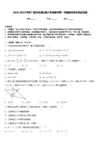 2023-2024学年广西玉林博白县八年级数学第一学期期末综合测试试题含答案