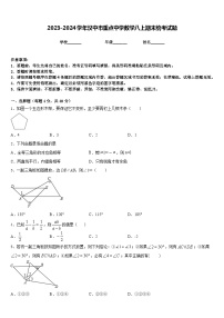 2023-2024学年汉中市重点中学数学八上期末统考试题含答案