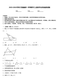 2023-2024学年江苏省南京一中学数学八上期末学业质量监测试题含答案