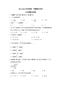 广东省东莞市石碣镇2022-2023学年七年级（上）期末数学试卷（含解析）