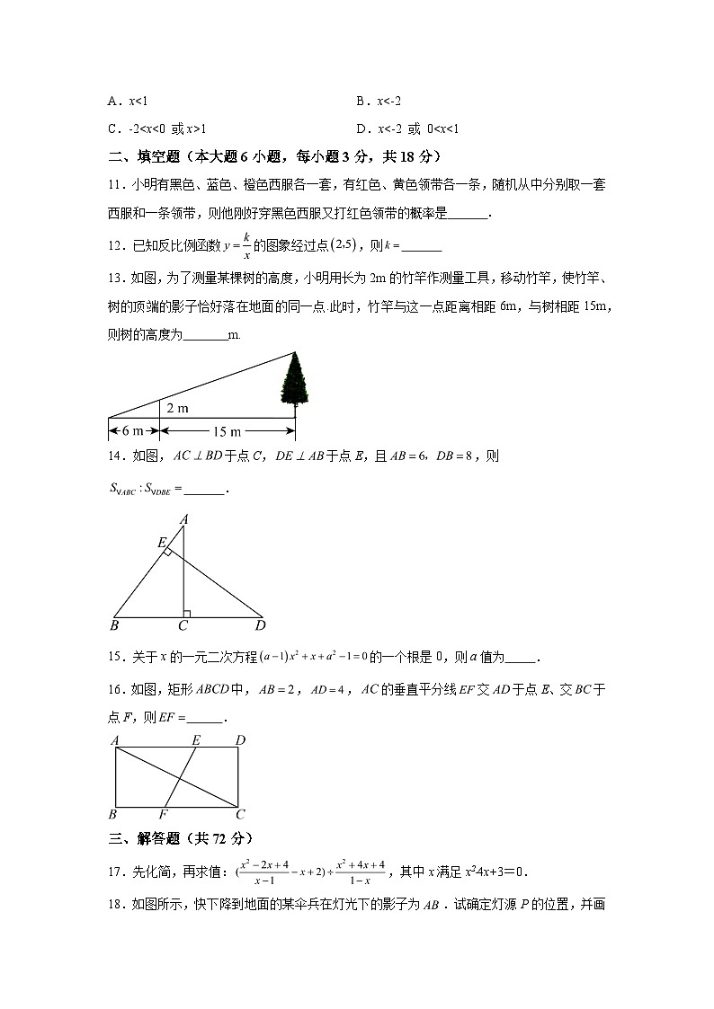 四川省达州市渠县临巴中学2023-2024学年九年级上学期期末数学模拟测试题（含解析）03