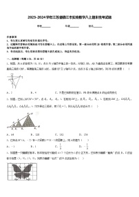 2023-2024学年江苏省镇江市实验数学八上期末统考试题含答案