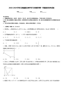 2023-2024学年江西南昌石埠中学八年级数学第一学期期末统考试题含答案