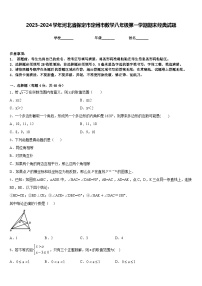 2023-2024学年河北省保定市定州市数学八年级第一学期期末经典试题含答案