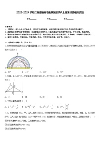 2023-2024学年江西省赣州市南康区数学八上期末经典模拟试题含答案