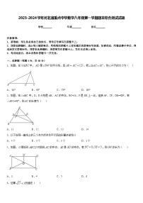 2023-2024学年河北省重点中学数学八年级第一学期期末综合测试试题含答案