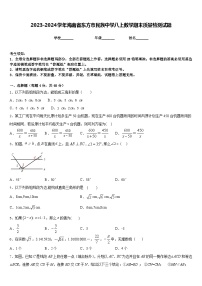 2023-2024学年海南省东方市民族中学八上数学期末质量检测试题含答案