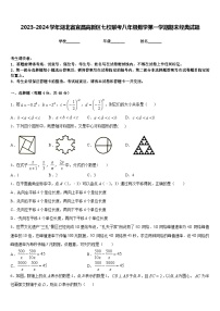 2023-2024学年湖北省宜昌高新区七校联考八年级数学第一学期期末经典试题含答案