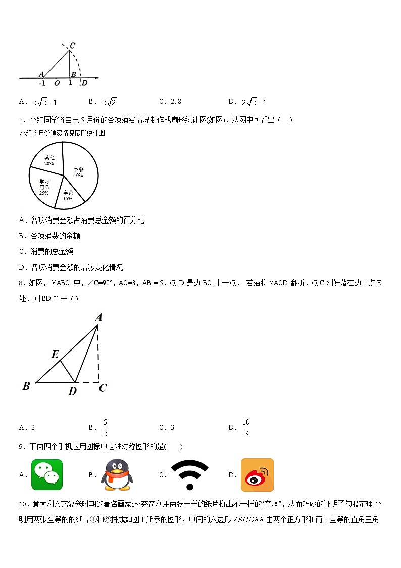 2023-2024学年湖北省宜昌高新区七校联考八年级数学第一学期期末经典试题含答案第2页