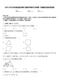 2023-2024学年湖北省武汉第三寄宿中学数学八年级第一学期期末质量检测试题含答案